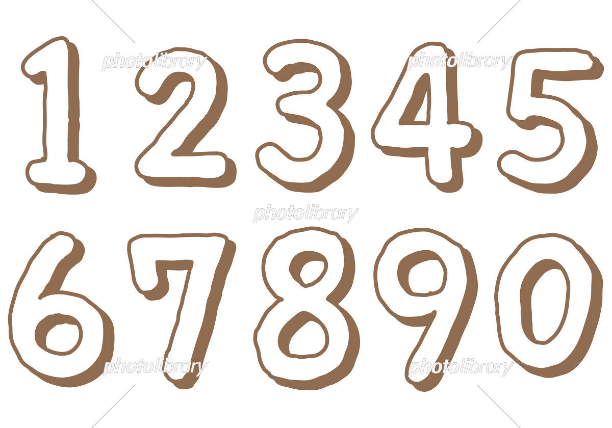 ３種類 日付シールに使ったデコ数字の書き方 – 和気文具ウェブマガジン