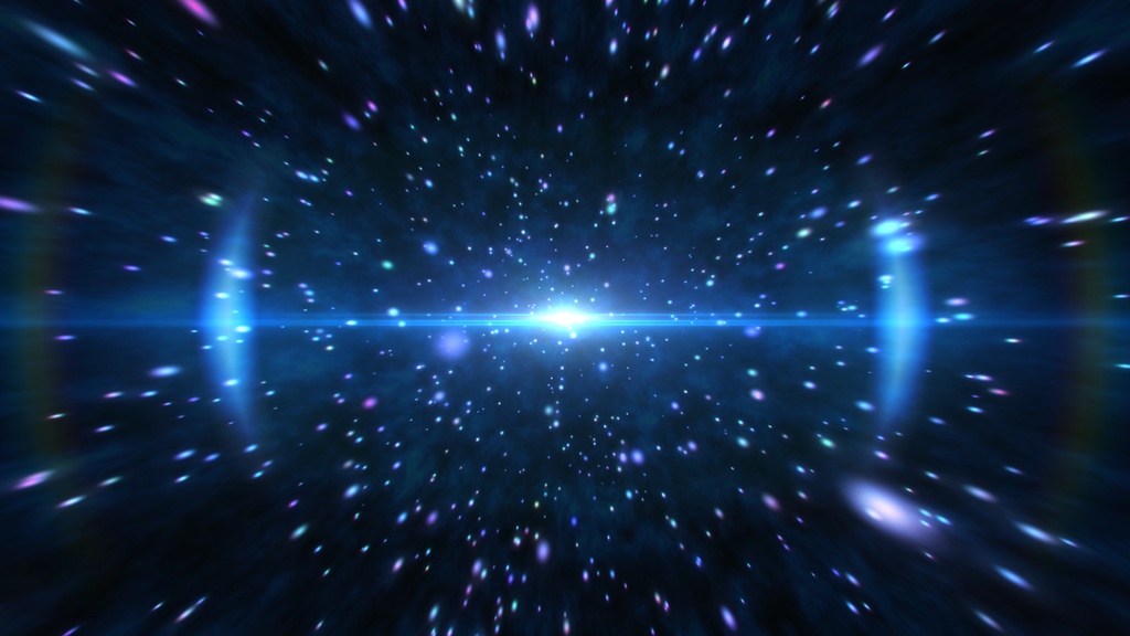 フリー素材 サイバーパンクな都市の背景イラスト