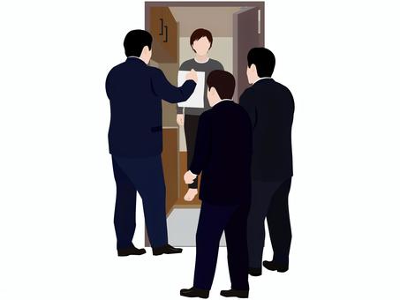 書籍「警察の階級 古野まほろ 著 」のイラスト - キットデザイン株式会社