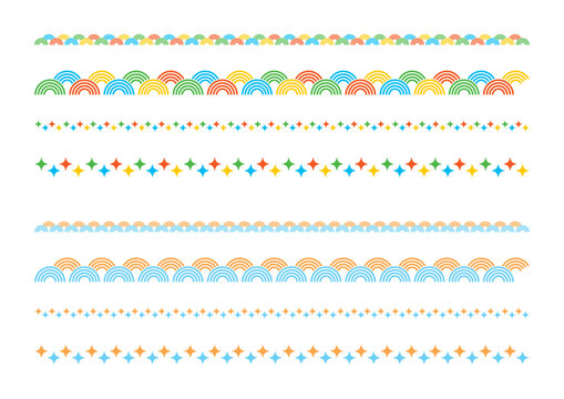 罫線・ライン 素材無料フリーイラスト素材集 Frame illust