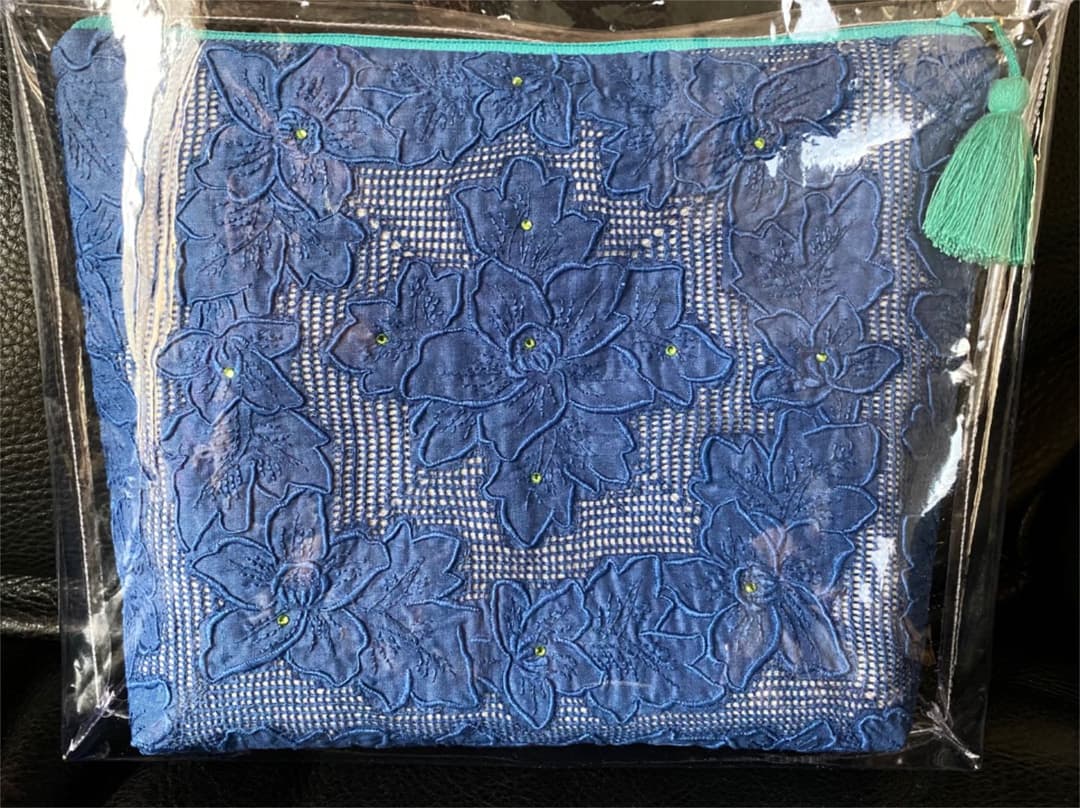 ハンカチリメイク ペタンコポーチ