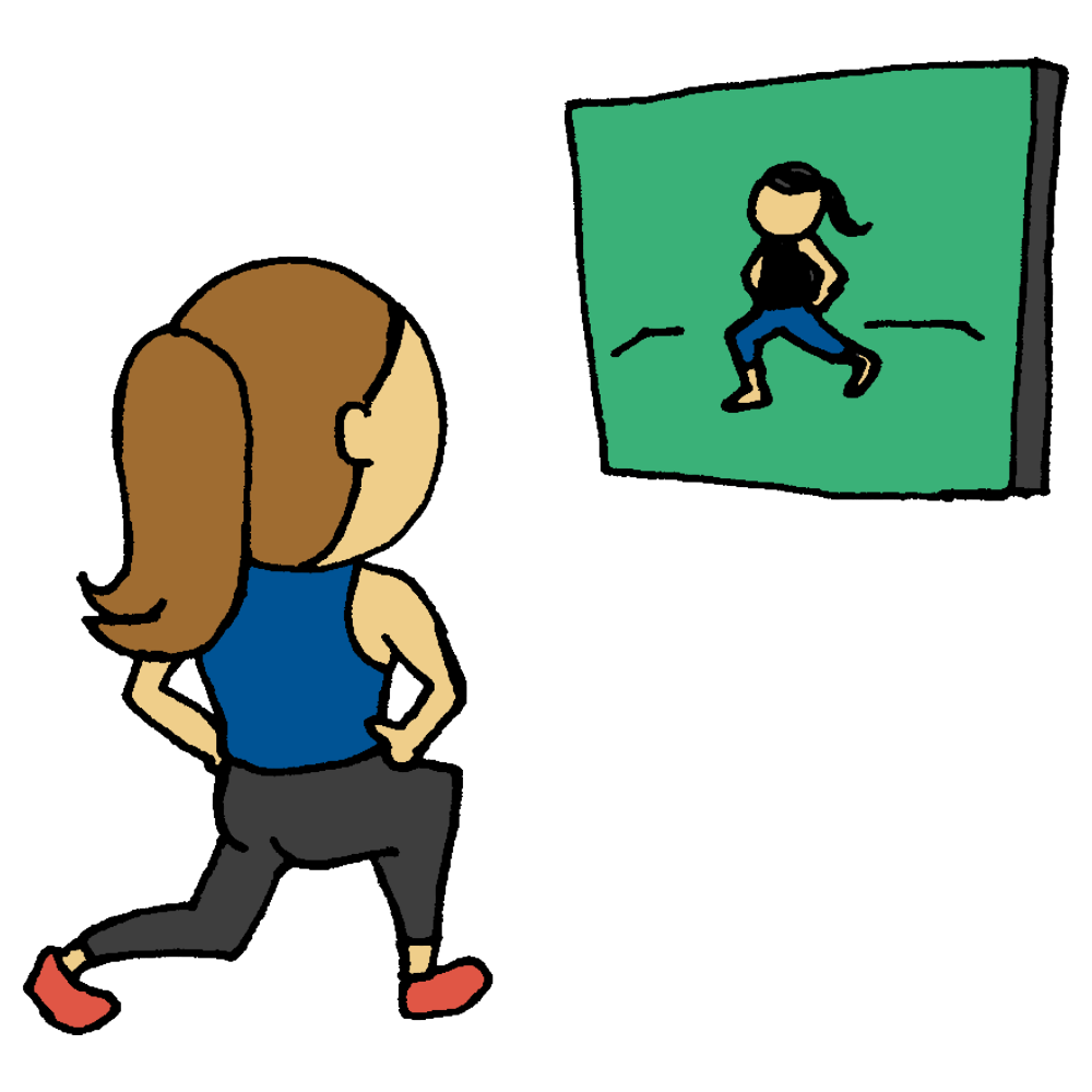 ポーズをとるマッチョな男性のフリーイラストフリーイラスト・クラシック フリクラ