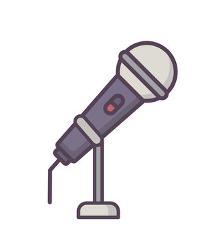 18,135 マイク イラスト Stock Photos, High-Res Pictures, and Images - Getty Imagesマイク ベクター, ライブ イラスト