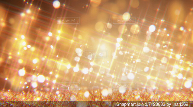 フリー素材 ゴールドの背景イラスト