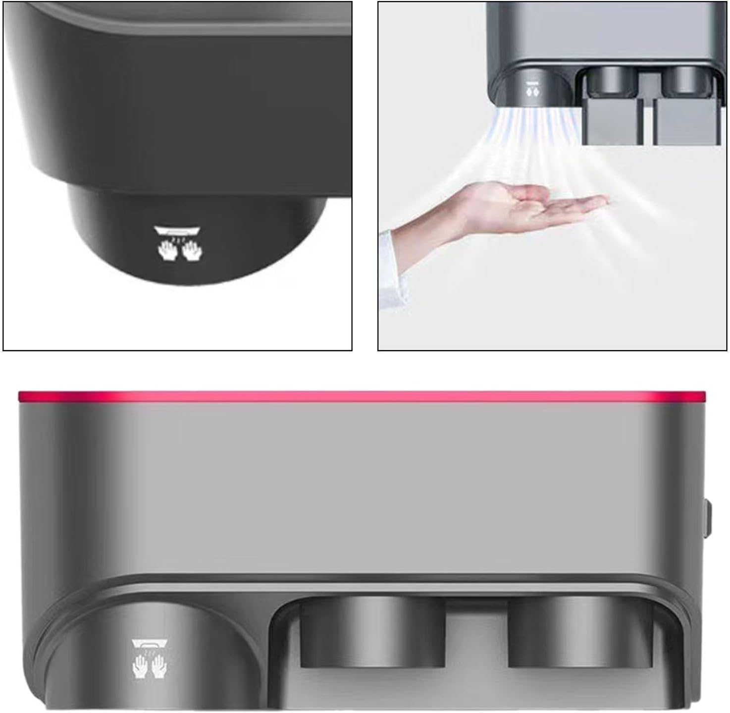 楽天市場楽天1位 山崎実業 棚下ドライヤーハンガー タワー 1640 1641 ドライヤーホルダー ドライヤー ドライヤー置き ドライヤー入れドライヤースタンド 収納 洗面 洗面所 脱衣所 洗面台 サニタリー 棚 おしゃれ モノトーン tower yamazaki タワーシリーズ