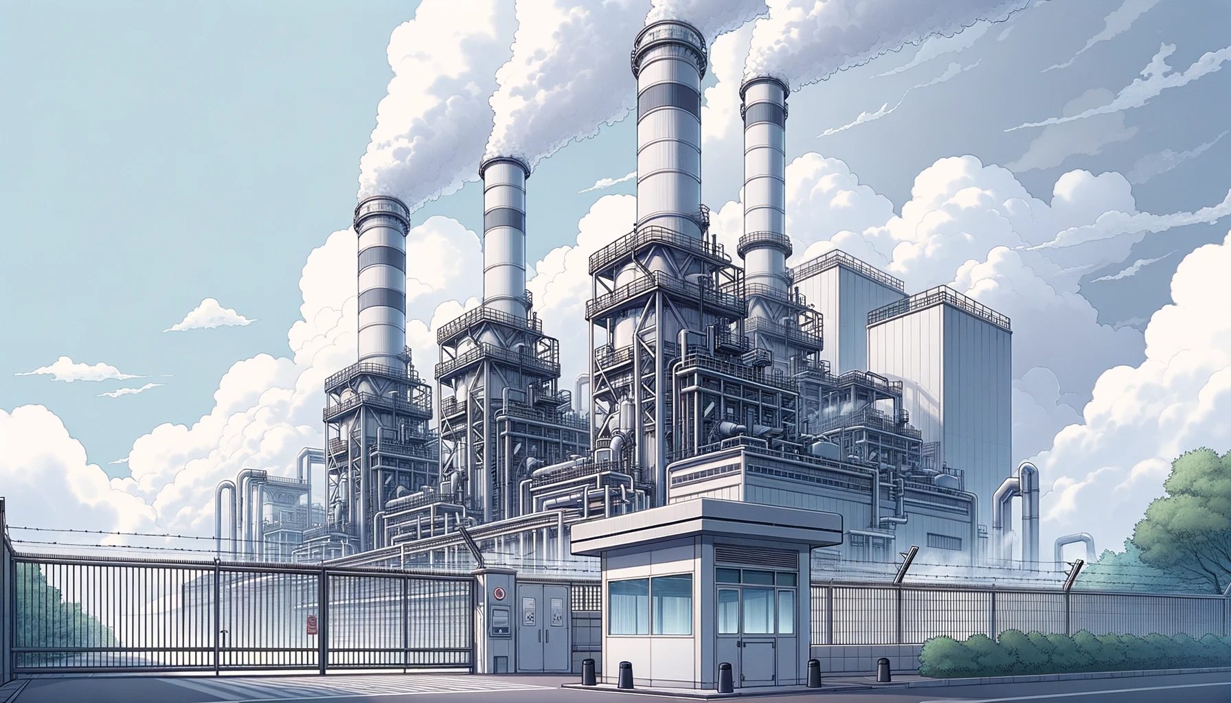 工場人物作業 - 産業イメージ 無料イラスト