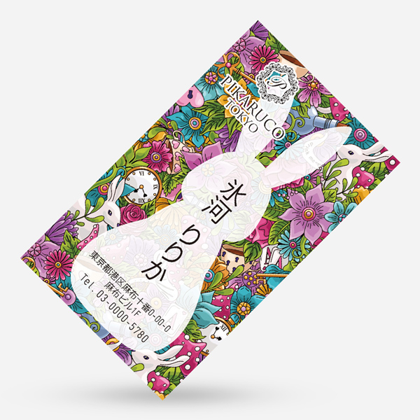 ドかわいい名刺リボン＆水玉好きにオススメ！ピンク系のかわいい名刺かわいい名刺人気ランキング