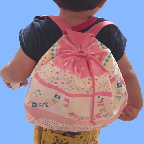 リュックの型紙・パターン 実物大1ページ目 ぬくもり