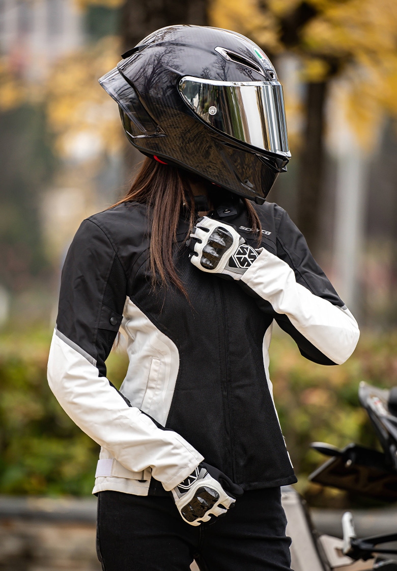 サイズ交換1回無料 レディースメッシュバイクジャケット SCOYCO スコイコ JK206W 通気性春夏プロテクター付き シンプル 女性用プロテクター付バイクパーツ,バイクウェア,ジャケットレディースバイク用品店Baico