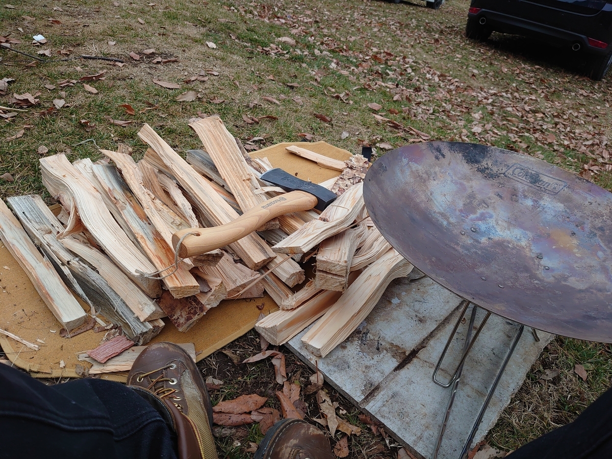 レビュー コールマン ファイアディスク 使い勝手の良いBBQコンロと焚火台焚き火と自転車