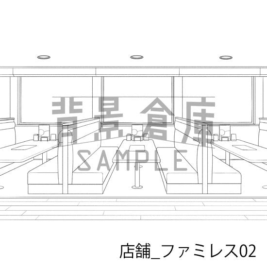ファミレス2 背景紙＆ペパクラ: 地球座日記