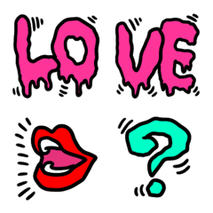 ベクトルの中指の目の絵文字ストリート漫画イラストPremiumベクトル素材