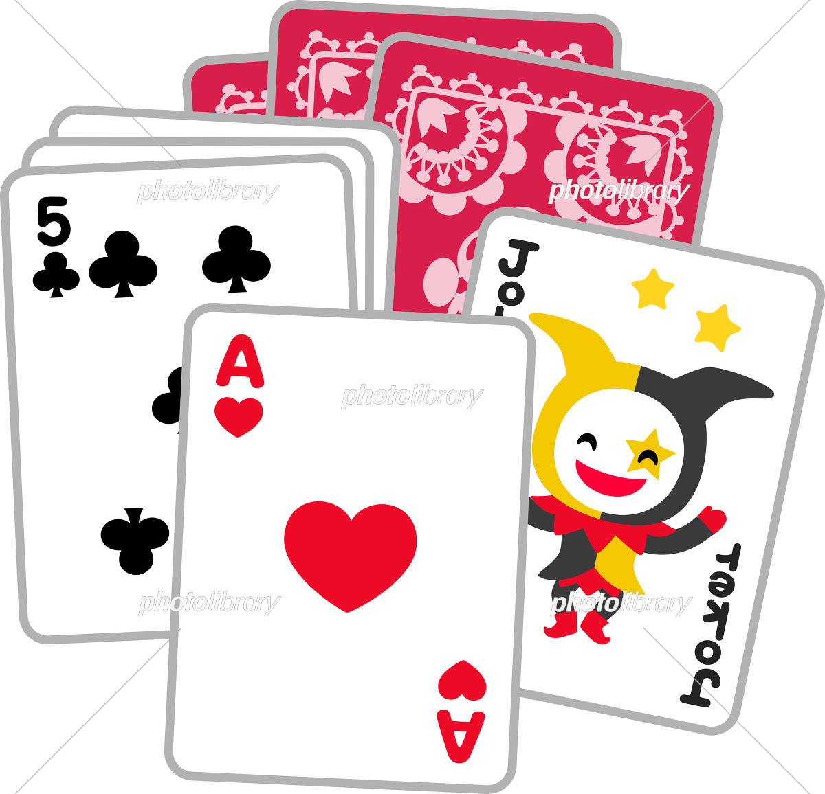 フリー素材 トランプ