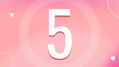 54321！手作りムービーに必須のカウントダウンのフリー動画素材marry マリー