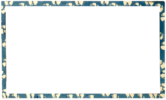 花フレーム 名刺サイズ カード：イラスト無料