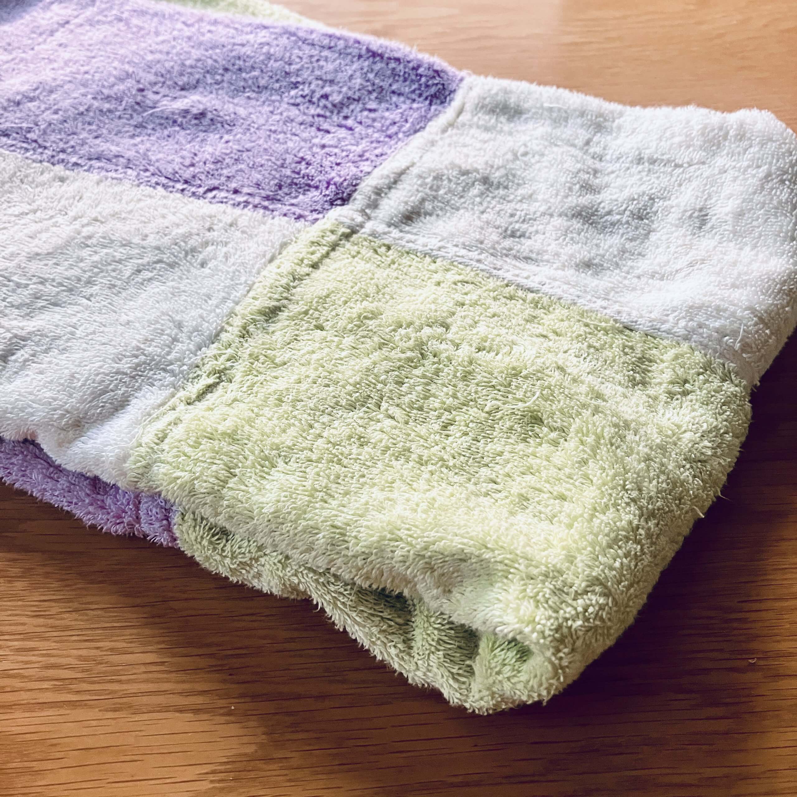 フェイスタオルをリメイクしておしぼりに : everywhere*