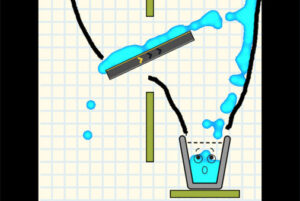 コップ一杯の水に水を注ぐ写真の写真素材・画像素材 Image 188573136