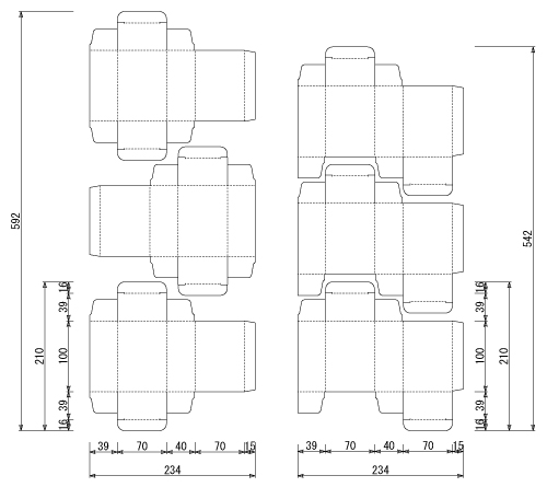HowTo 箱の展開図の組み立て方 - メロボドボドゲ好きデザイナーが作ったあれやこれや