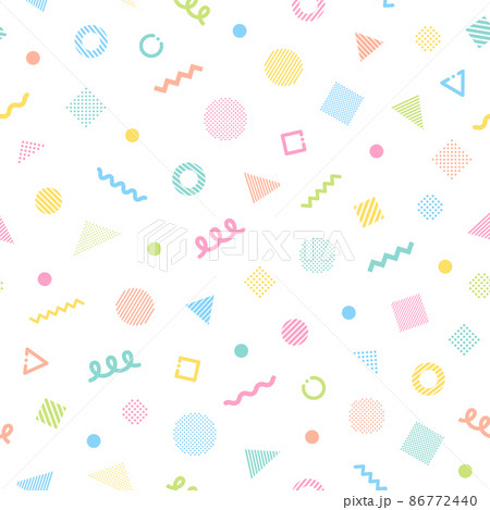 幾何学模様の背景素材02 青a無料イラスト素材素材ラボ