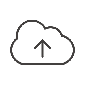 ダウンロードとクラウド アイコンをアップロードします。ダウンロードとアップロードのシンボル。フラットのベクトル図のイラスト素材・ベクター Image40775797