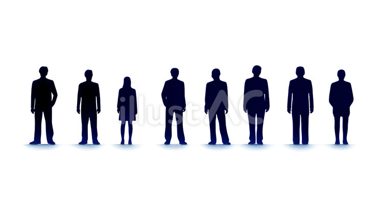 外国人女性のシルエット 手作業で精密に切り抜いた背景透過全身写真PNGのイラスト素材116822218- PIXTA