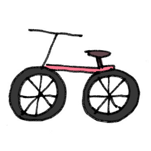 自転車のイラスト無料のフリー素材 イラストエイト