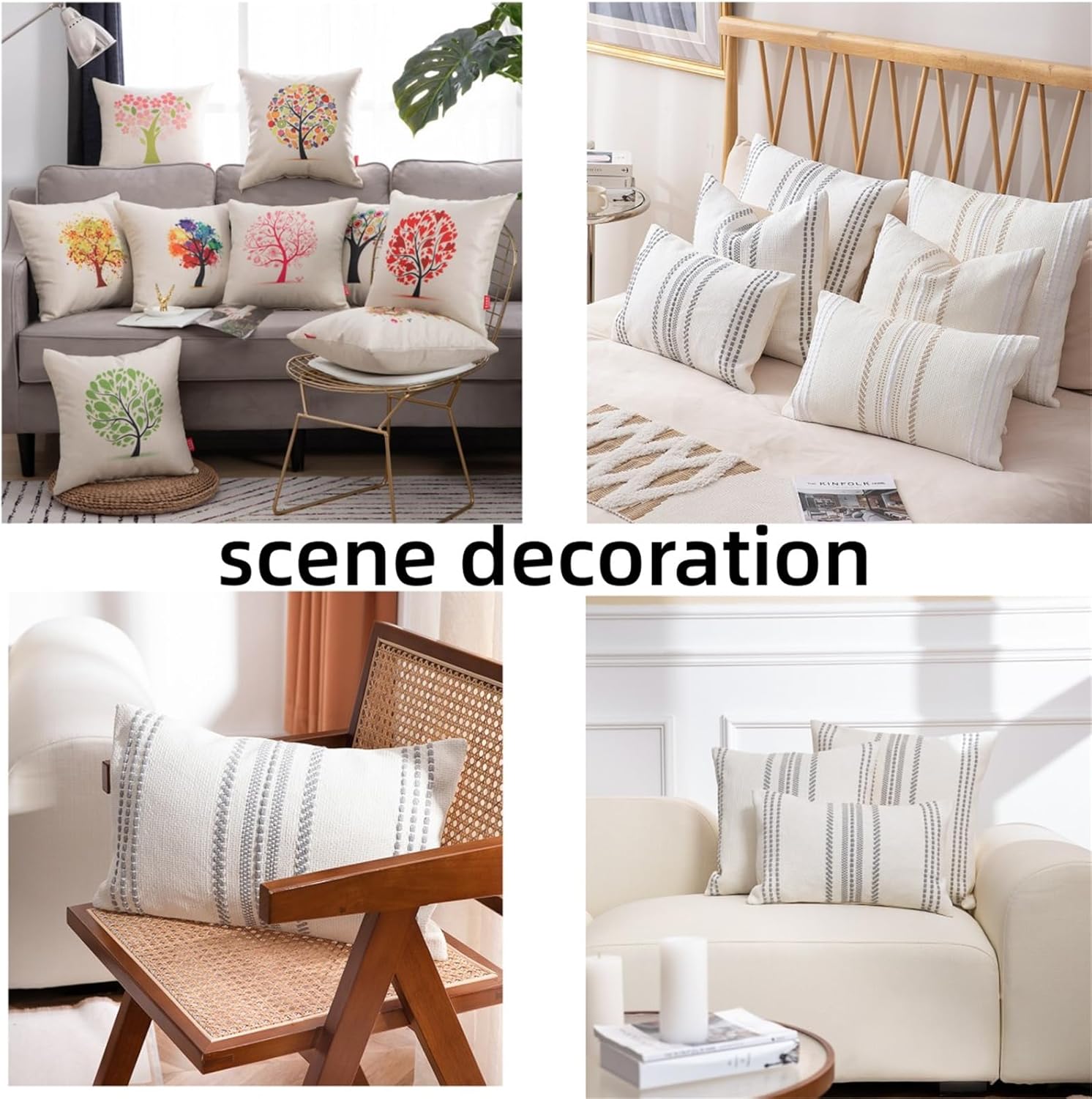 クッションカバー 北欧風 幾何学模様 1枚入り 45×45cm 装飾枕カバー 柔らかい 肌触り良い 汚れ防止 座布団カバー 部屋飾り インテリアソファ背当て 椅子用 車用 抱き枕カバー 多色展開 クッションカバー クッション用カバー 45 45cm カバーのみ 北欧風 スクエア型 四角形