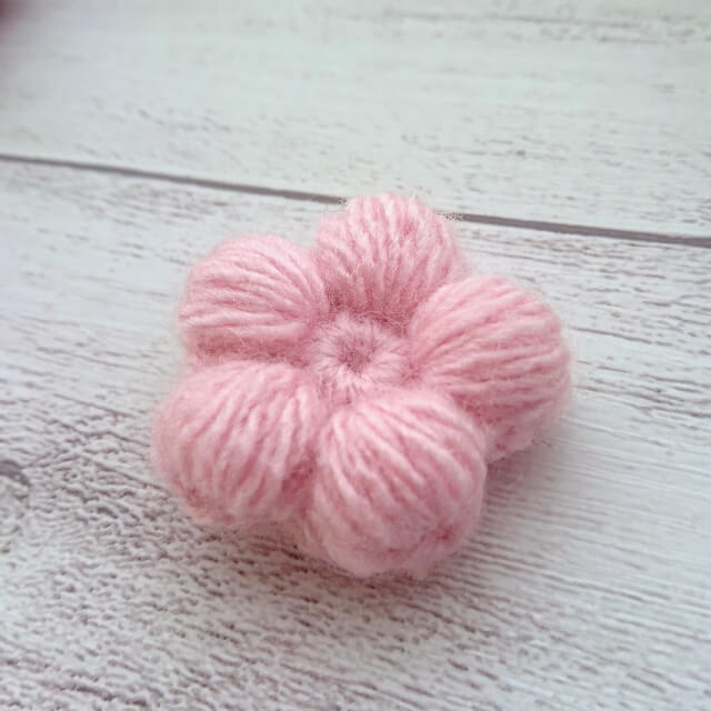 かぎ針編み・3Dフラワーの編み方 A-5 Crochet 3D FlowerCrochet and Knitting Japan