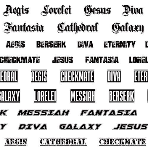 フォント Rockwell ロックウェル: FONT DICTIONARY