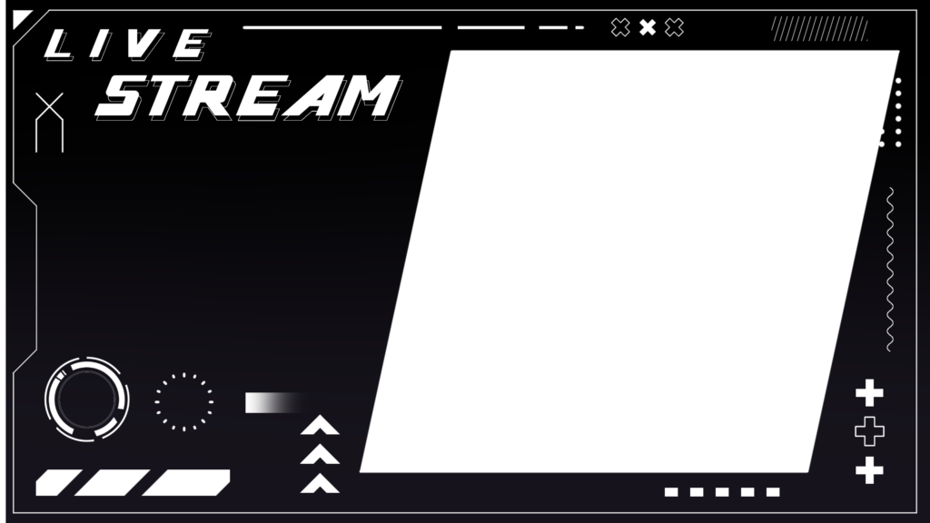 クールなゲーム配信サムネ用背景ラムネマテリアル