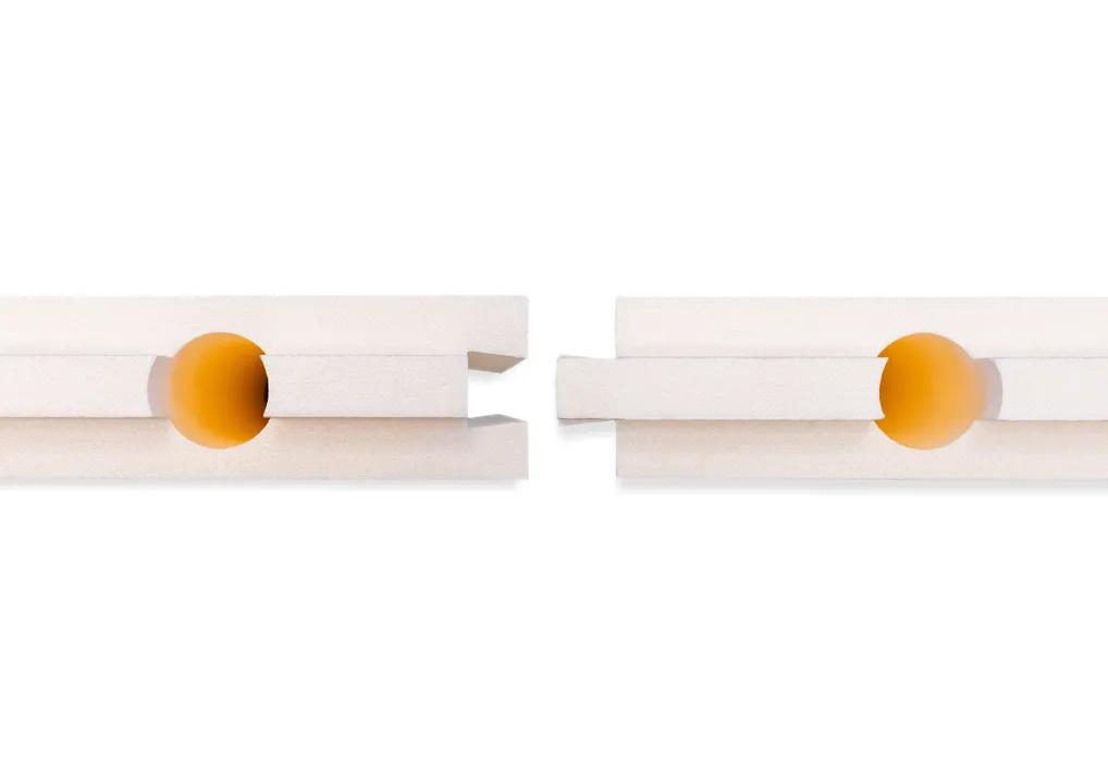 発泡スチロール素材でできた塀外構工事ガーテリア