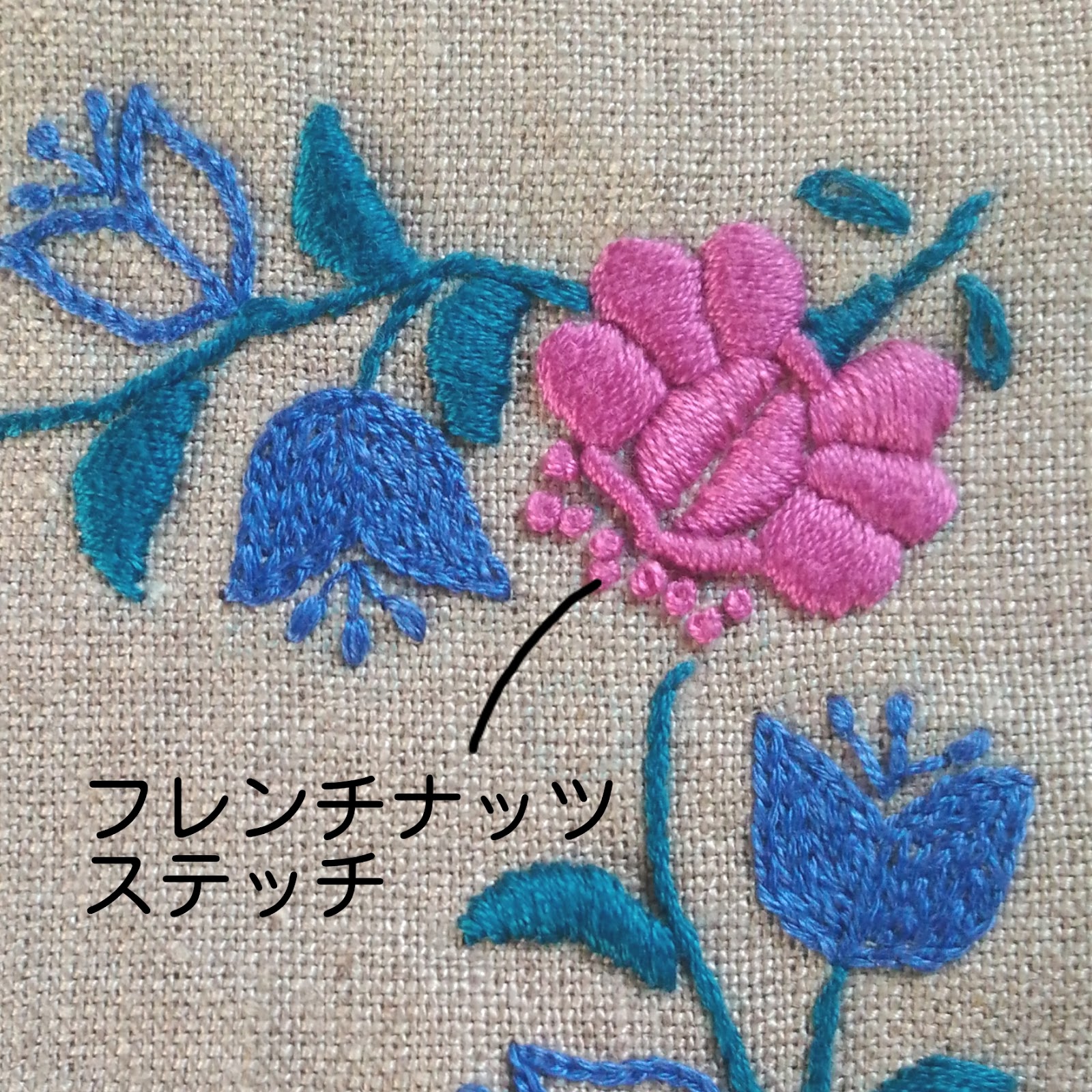 フレンチノットステッチで最強かわいい刺繍!ステッチの超基本とコツWEBOO ウィーブー暮らしをつくる