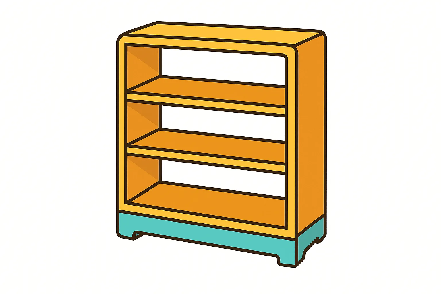 棚の荷物を整理する商品を置く - 産業イメージ 無料イラスト