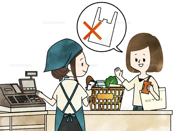 いろいろなビニール袋を持つ人たちのイラストかわいいフリー素材集 いらすとや