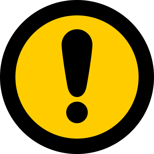 ビックリマークの丸型アイコンイラスト無料フリー素材 - イラストストック