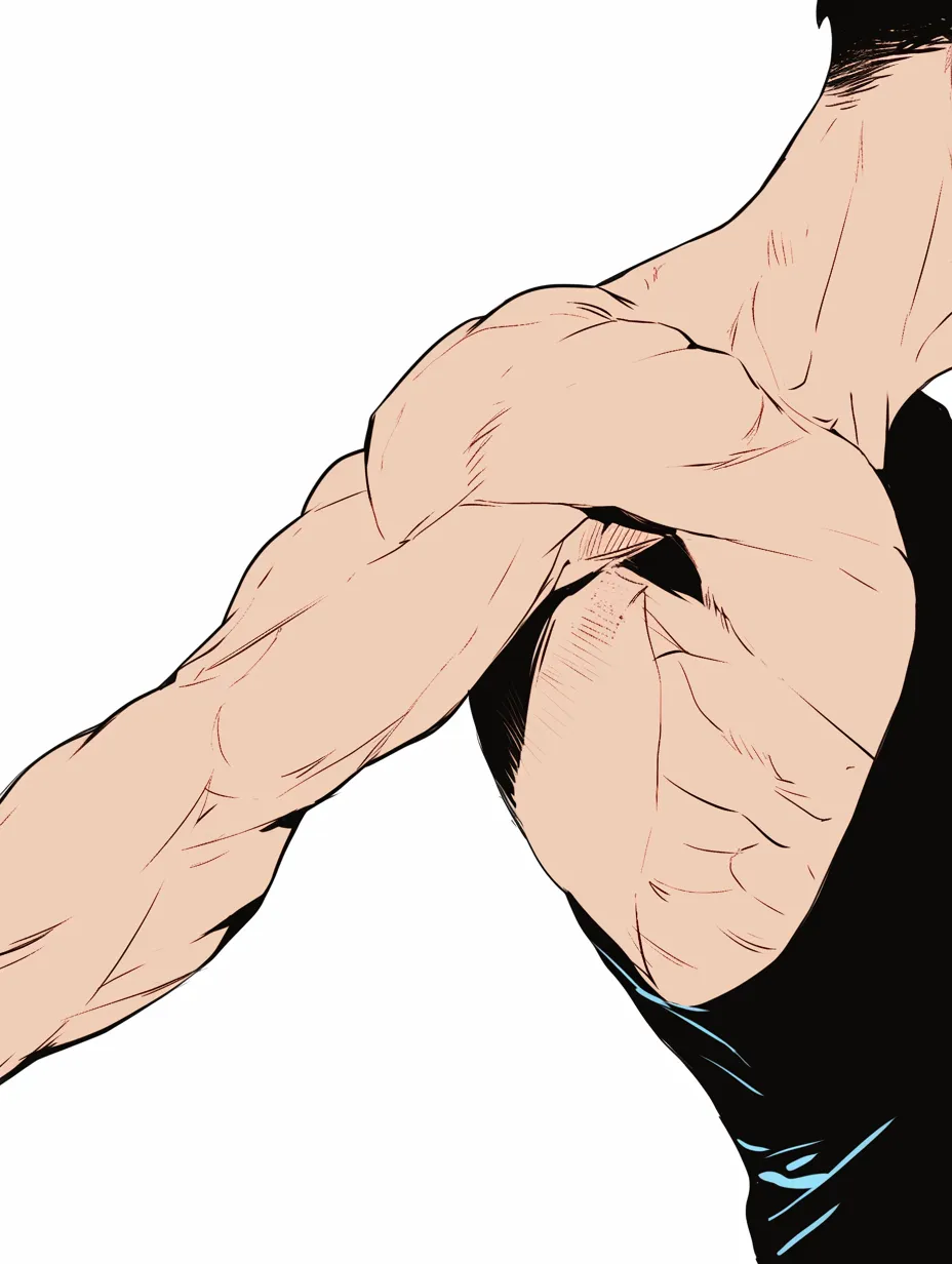 腕を組むサラリーマン男性：イラスト無料