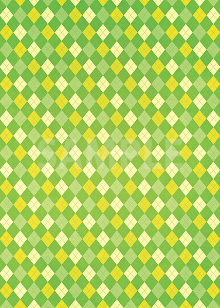 フリーイラスト緑色のシェパードチェック柄の背景でアハ体験GAHAG著作権フリー写真・イラスト素材集 - GAHAG著作権フリー 写真・イラスト素材集