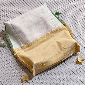 たてフリルが可愛いファスナーポーチ 12cmファスナー型紙 PDF千尋のハンドメイド布小物レシピ