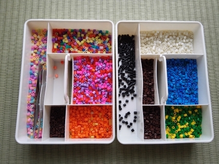 100均グッズでアイロンビーズ収納見直し : park house note*