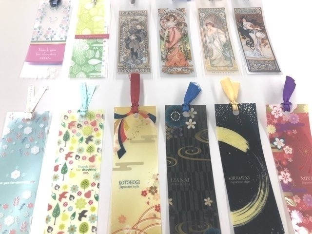 シンプルで高級感のあるオリジナル栞 しおり を箔押しで作成高級名刺・箔押し印刷・名入れ専門店 あさだ屋公式