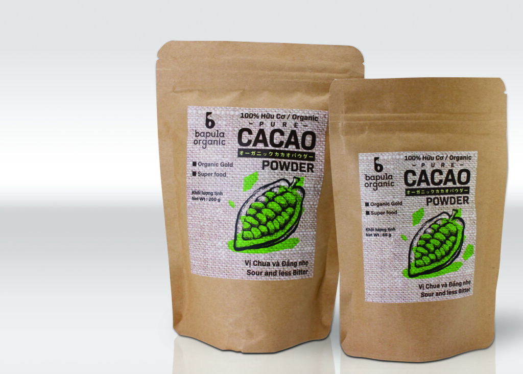 オーガニック食品のパッケージデザイン