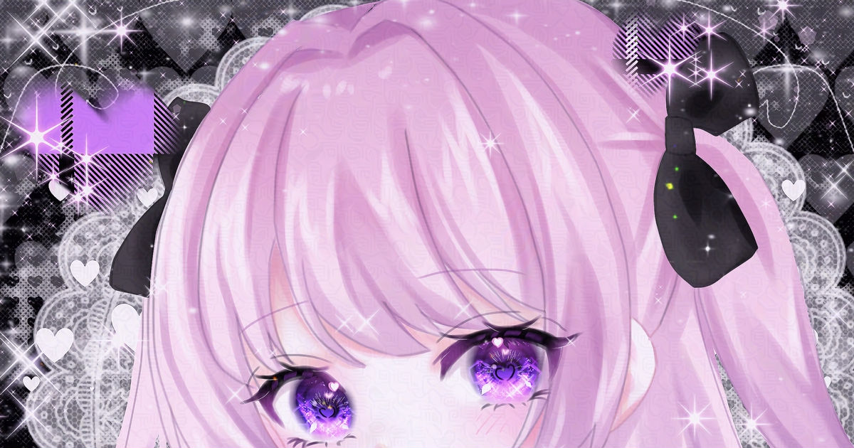 ピンクアイコン 素材TikTok