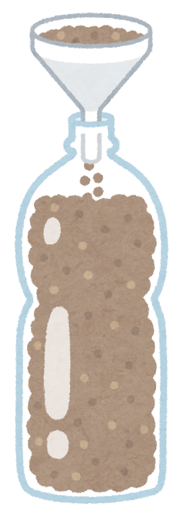 ゴミ分別-凹んだペットボトルイラスト - No: 216564無料イラスト・フリー素材なら「イラストAC」