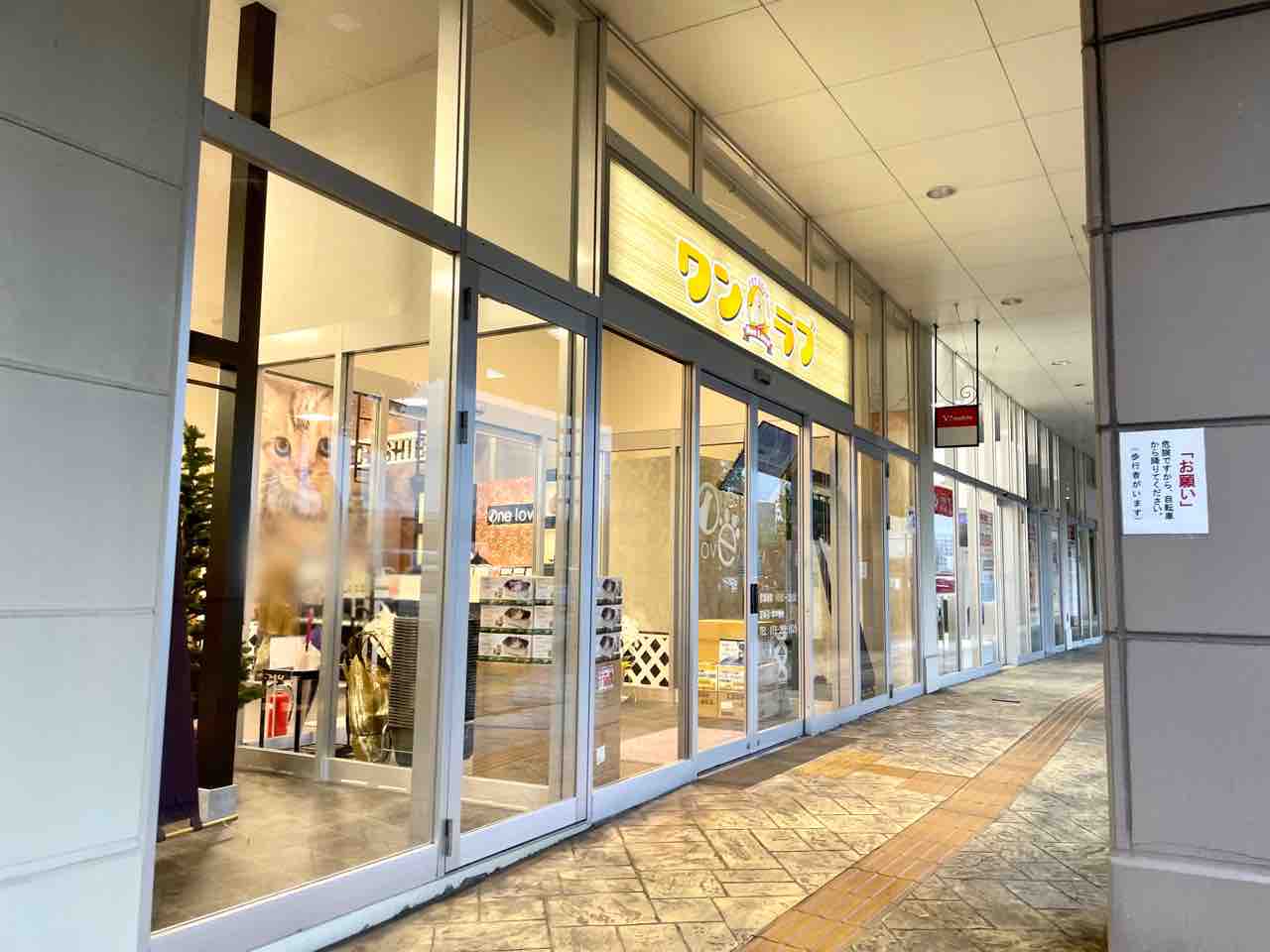 石川県 ペットショップワンラブ イオンタウン金沢示野店