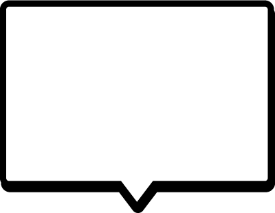 四角タイプ – ふきだし素材専門サイト「フキダシデザイン」