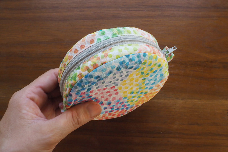 裏地つき丸巾着の作り方動画 無料型紙ありけーことんブログ