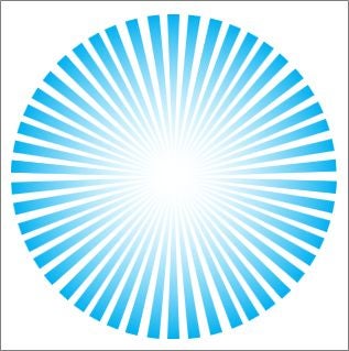 放射状グラデーションの緑色の背景素材AI・EPSのイラレ・イラストレーターのベクター背景素材集が全て無料で商用OK