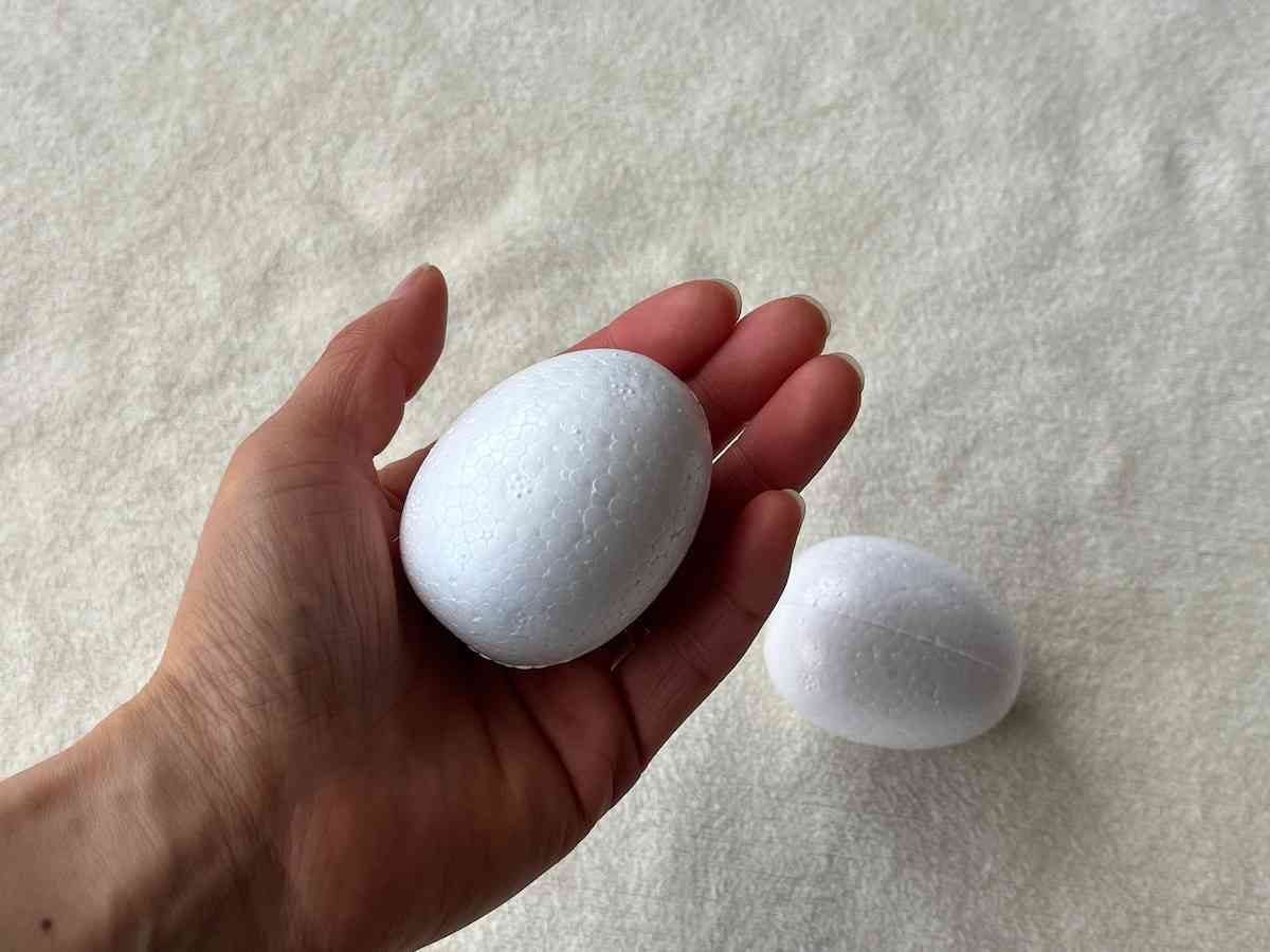 楽天市場 発泡スチロールたまご型4センチの通販