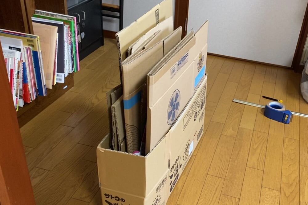 ダンボール工作くす玉をつくってみた 図面ありつくってみよう