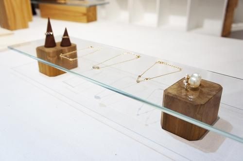 アクセサリーディスプレイ 什器 木 手作り アクセサリー ディスプレイ 什器